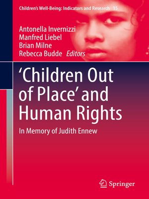 cover image of 'Children Out of Place' and Human Rights